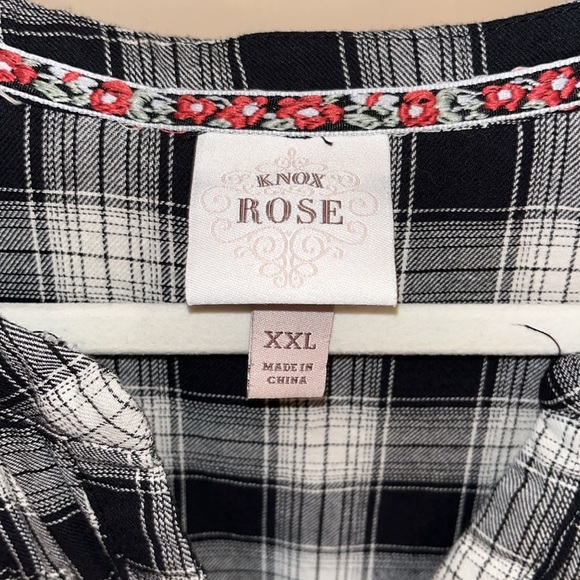 Knox Rose XXL checkerd midi dress with long sleeve in like new condition - Picture 6 of 10